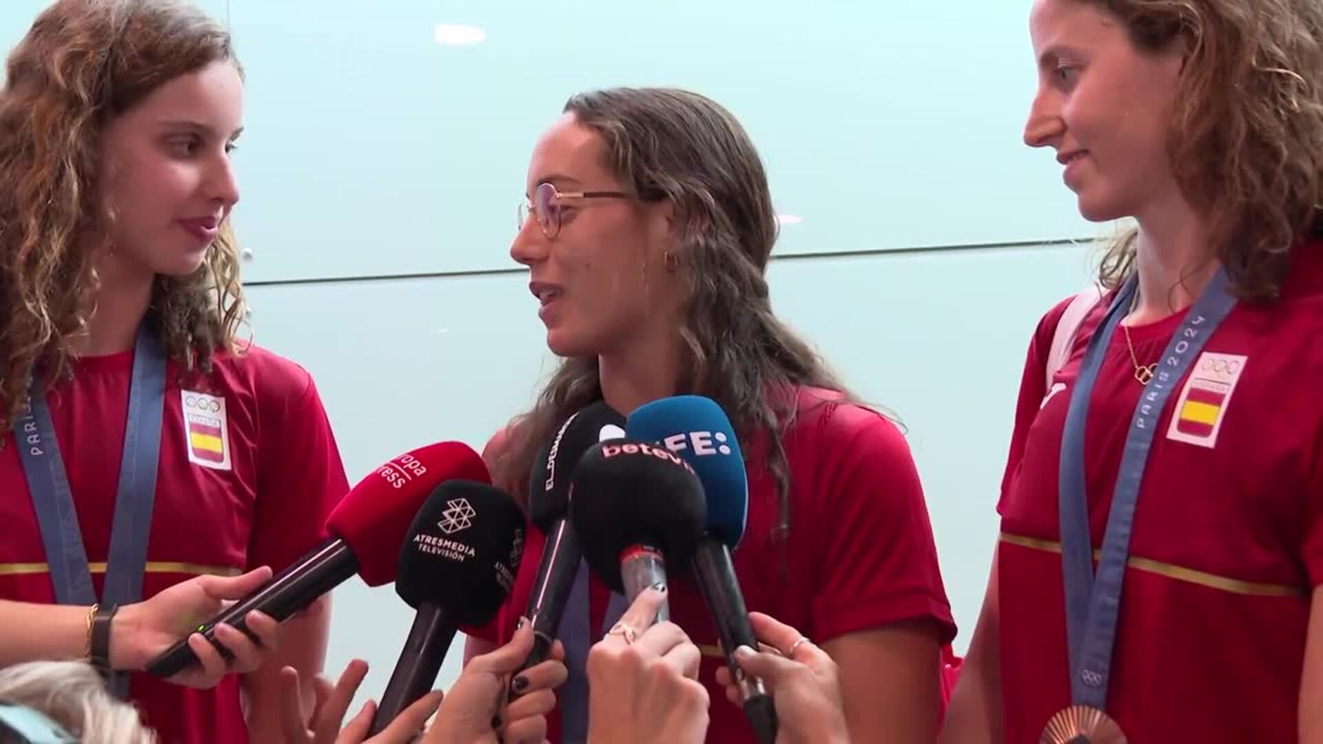 El equipo de Natación Artística tras ganar el bronce: &quot;Luchamos como guerreras&quot;