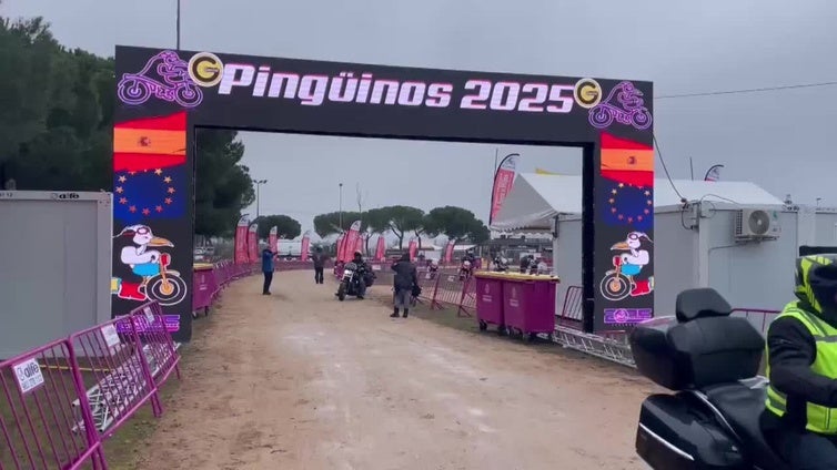 Primera jornada de la concentración motera Pingüinos