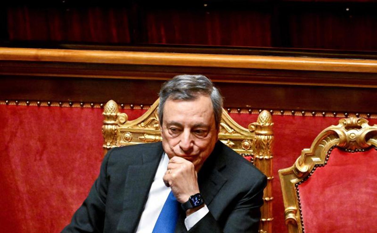 Mario Draghi, hasta ahora primer ministro italiano