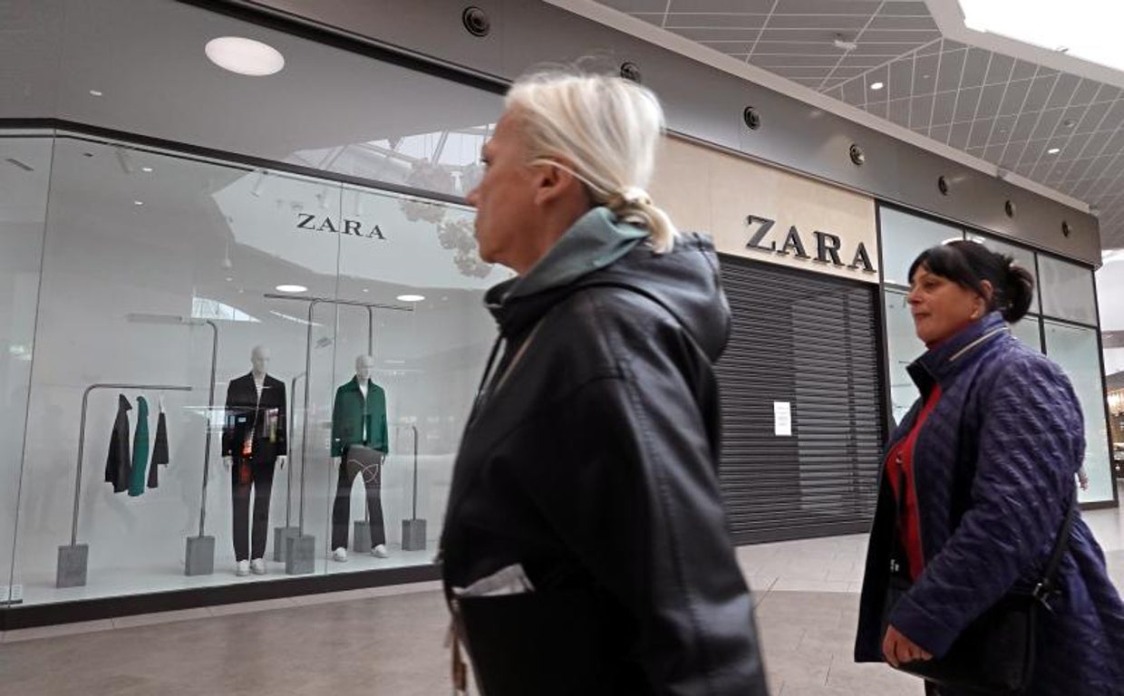 Inditex suspendió su actividad en el país el pasado 5 de marzo por la invasión rusa a Ucrania