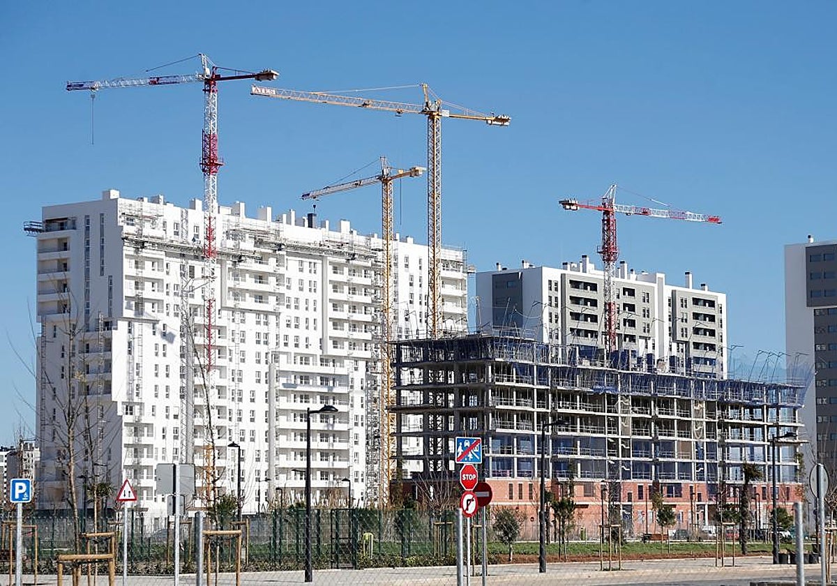 Frenazo de la construcción de vivienda en plena subida del euríbor