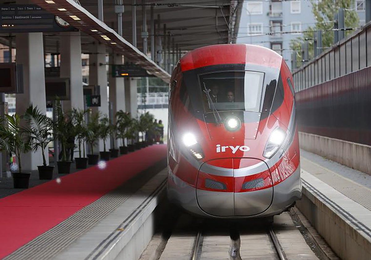 Iryo se estrena con un viaje inaugural a Valencia: «Llevamos 10 años ...