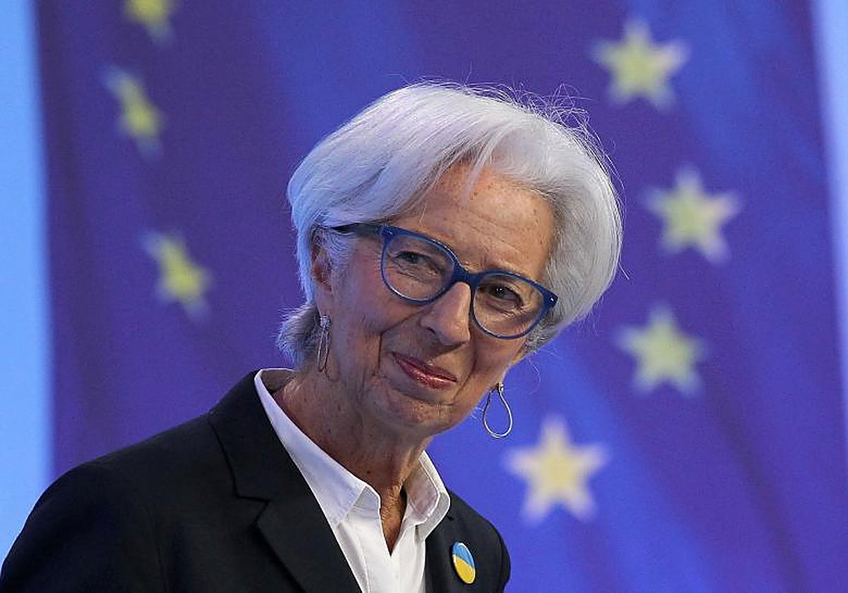 La presidenta del BCE, Christine Lagarde