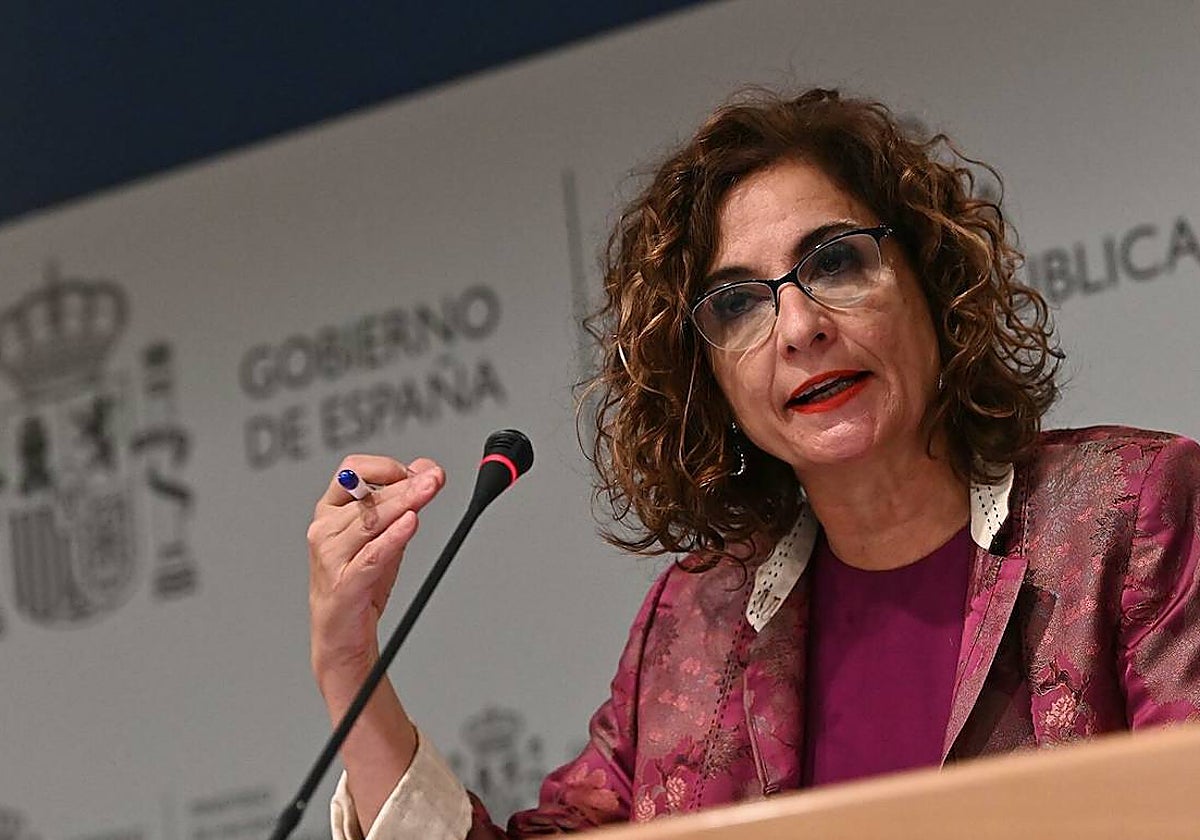 La ministra de Hacienda, María Jesús Montero