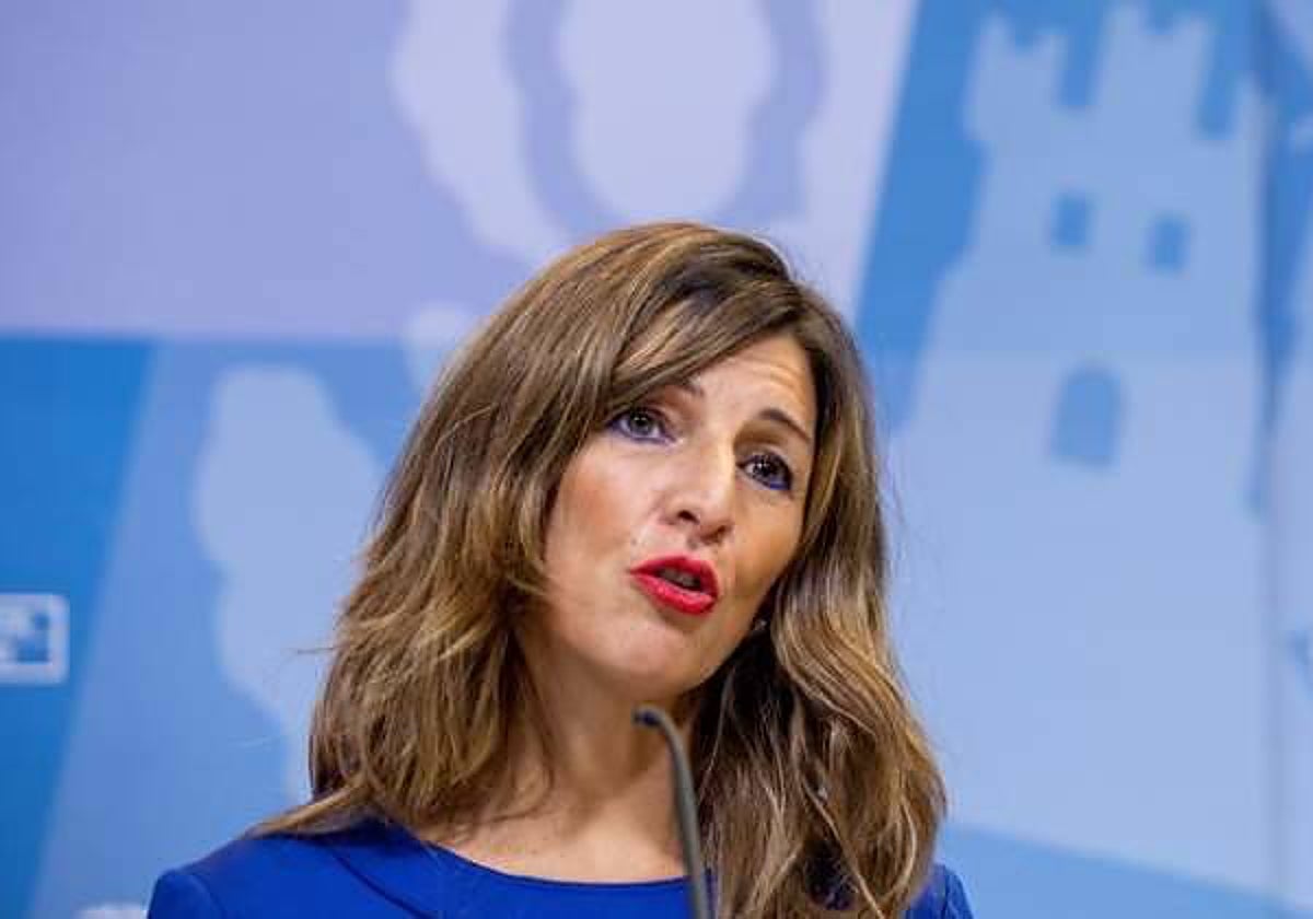 Yolanda Díaz, vicepresidenta segunda y ministra de Trabajo