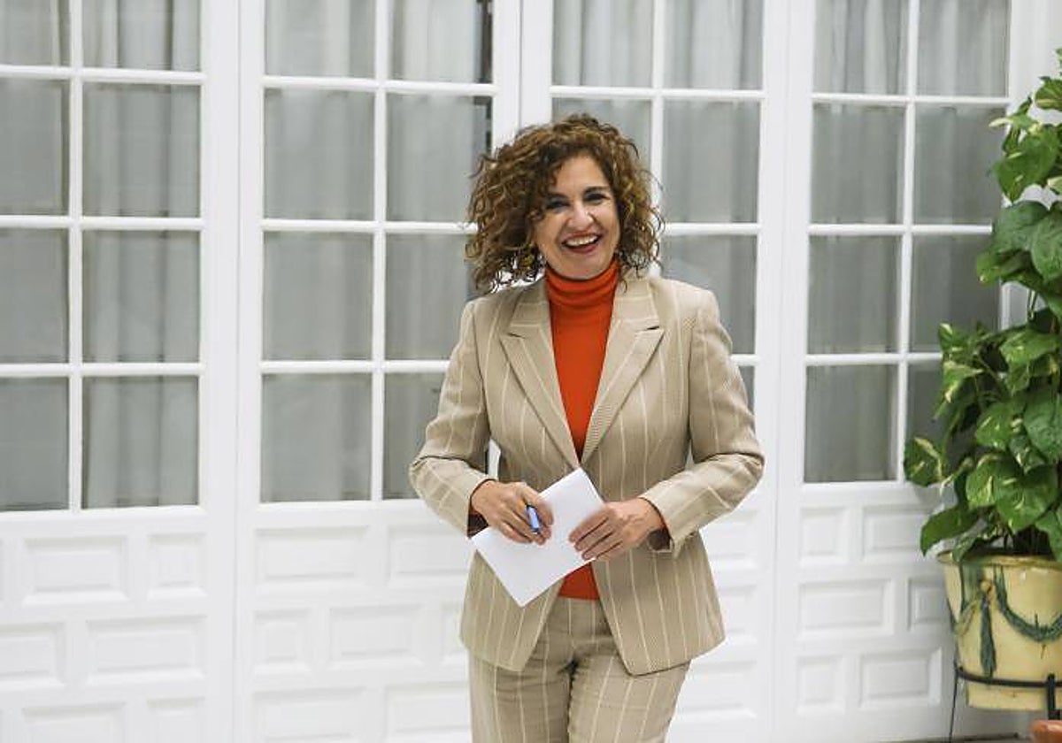 La ministra de Hacienda, María Jesús Montero