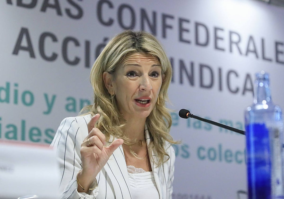 Yolanda Díaz, vicepresidenta segunda y ministra de Trabajo