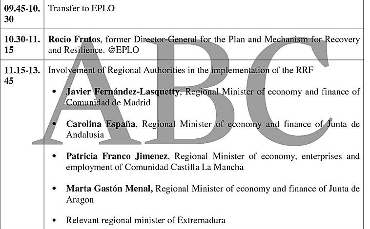 Imagen - La continuación de la agenda de reuniones del Parlamento Europeo