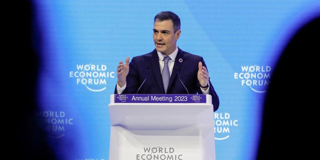 Sánchez se atribuye en Davos el mayor proceso de modernización de la economía española “en 20 ou 30 años”