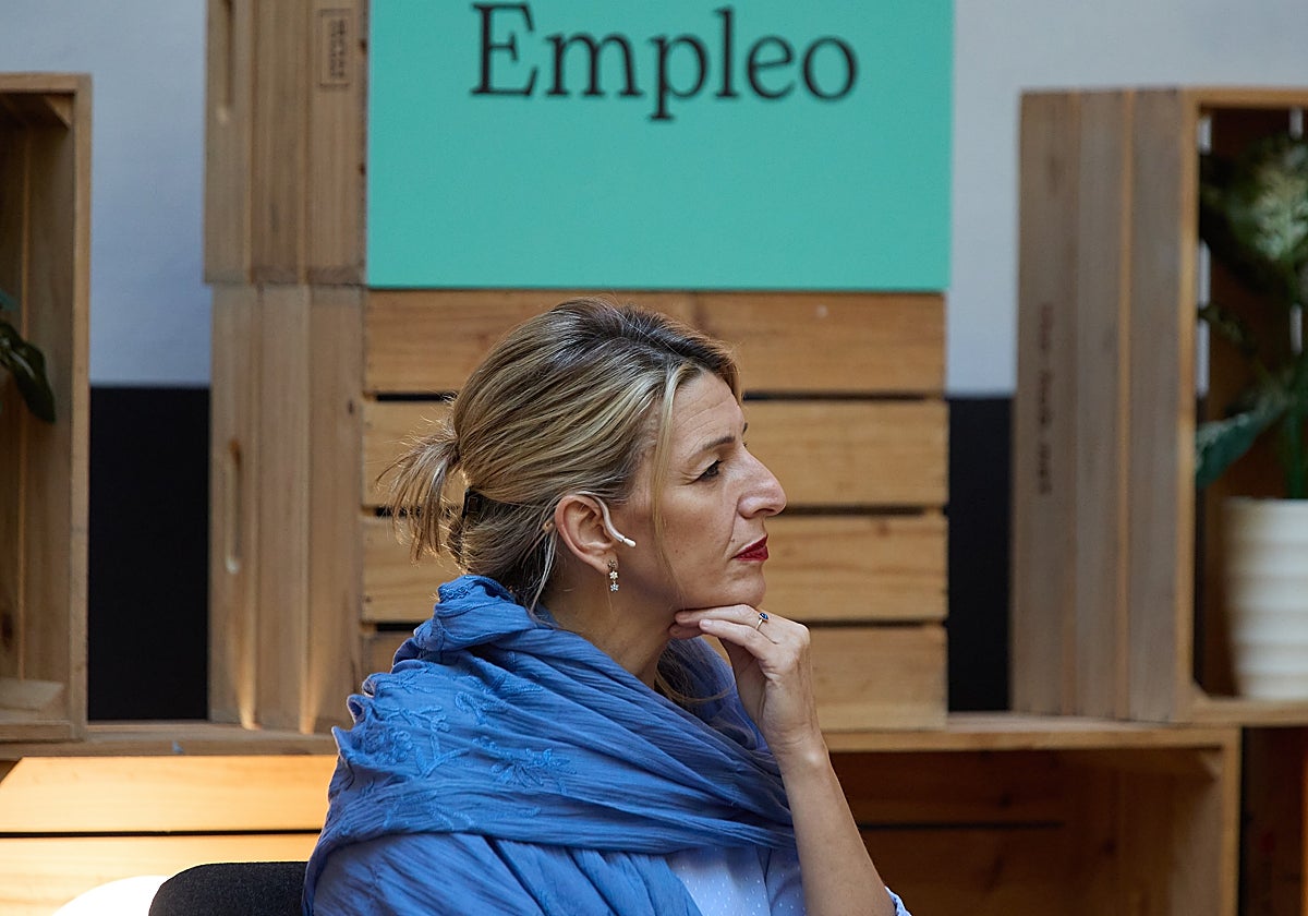 La vicepresidenta del Gobierno y ministra de Trabajo y Economía Social, Yolanda Díaz