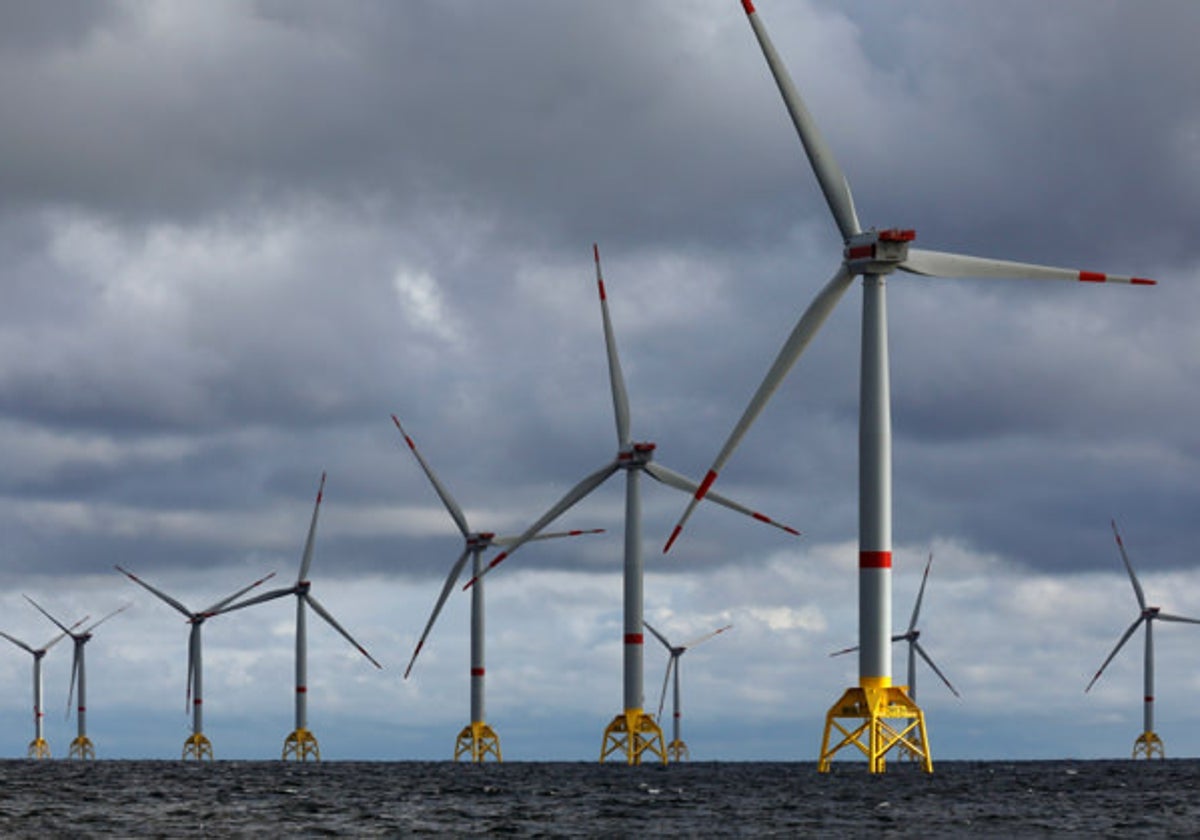 Parque eólico marino flotante en el mar Báltico de Iberdrola