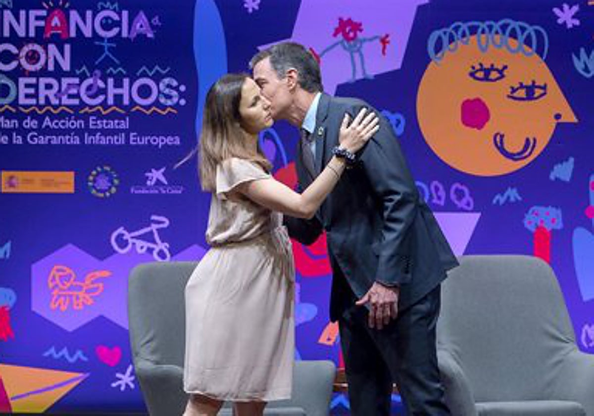 Belarra y Sánchez, en un reciente acto