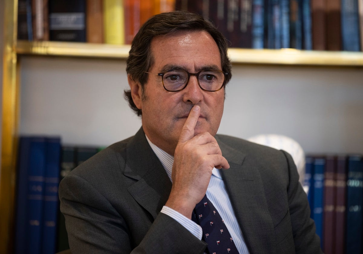 Antonio Garamendi, presidente de la CEOE