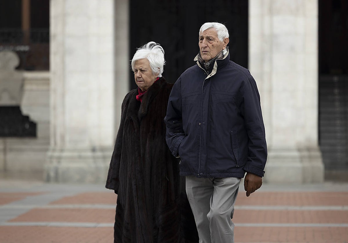 Una pareja de la tercera edad