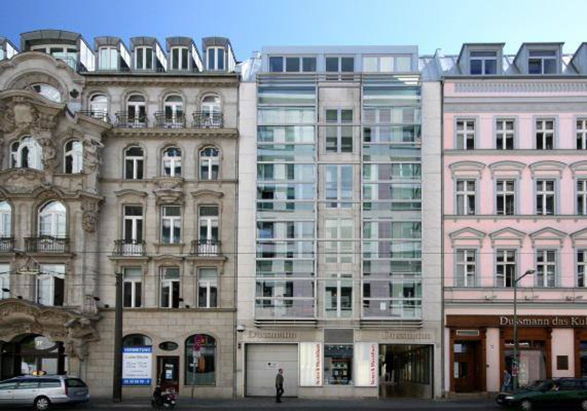 Edificios de viviendas en un barrio residencial de Berlín