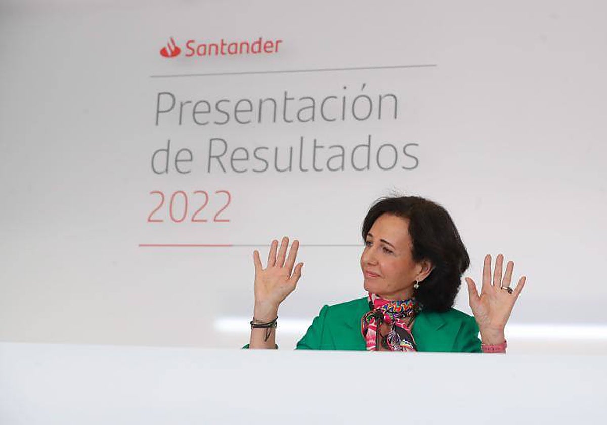 La presidenta de Santander, Ana Botín