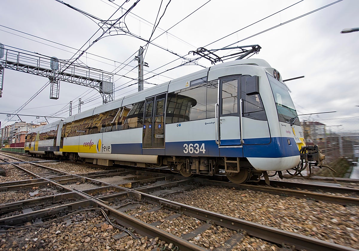 Tren Renfe Feve Cercanías en Cantabria