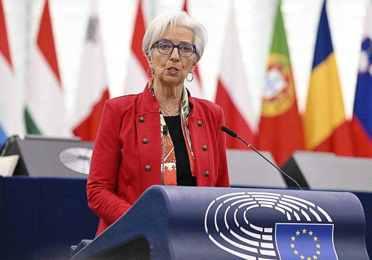 Christine Lagarde, presidenta del BCE