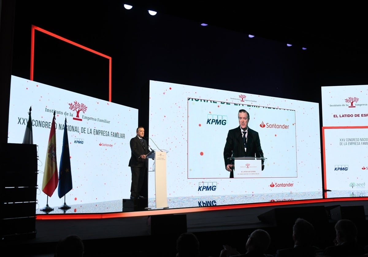 El presidente del Instituto de la Empresa Familiar, Andrés Sendagorta