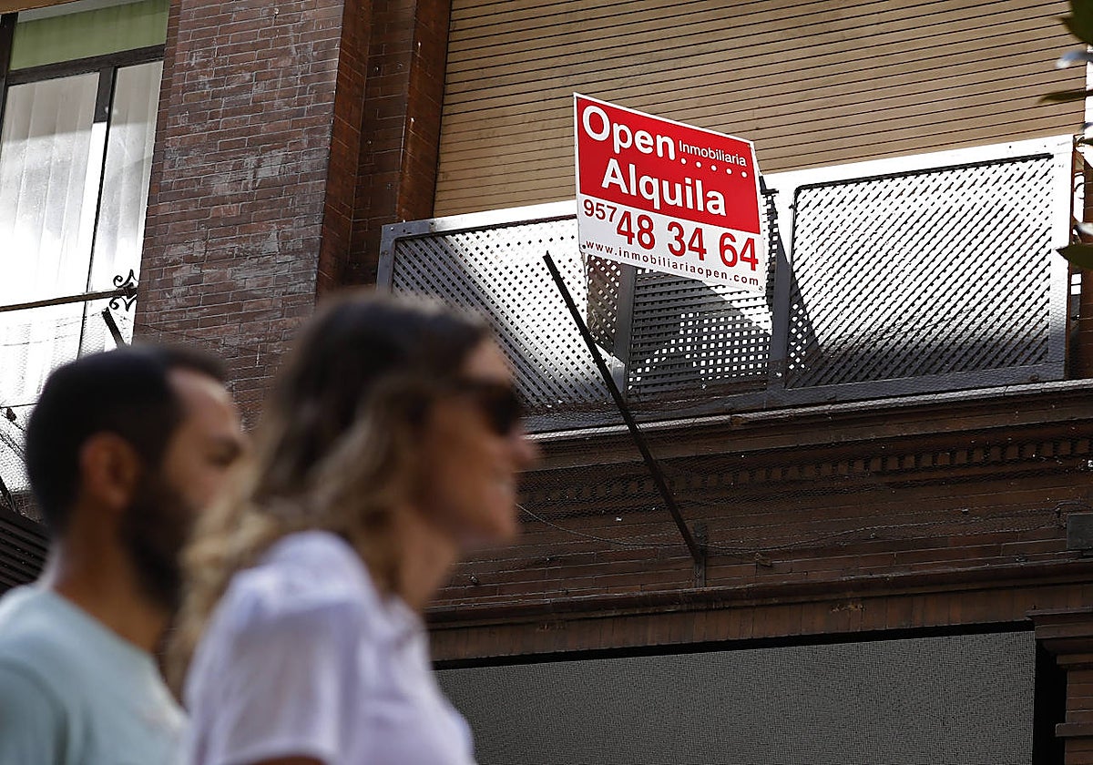 Una vivienda en alquiler en Córdoba