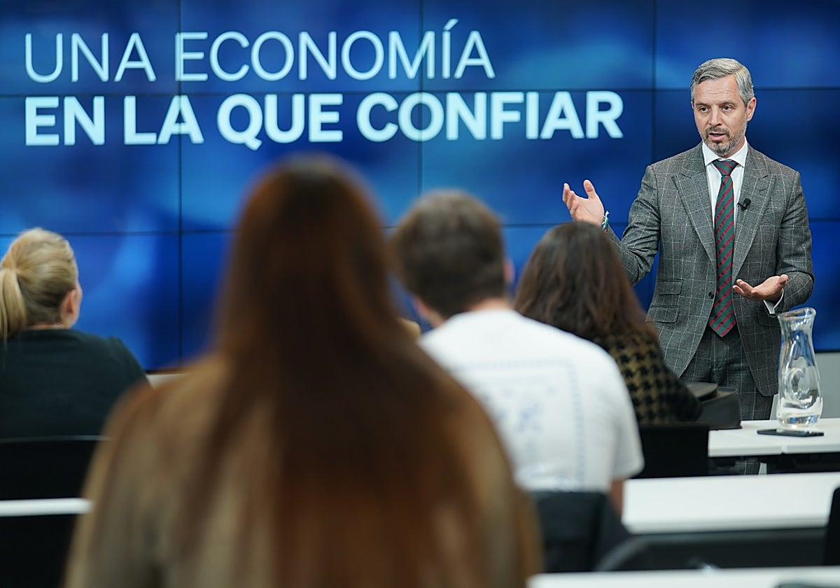 El vicesecretario de Economía del PP, Juan Bravo