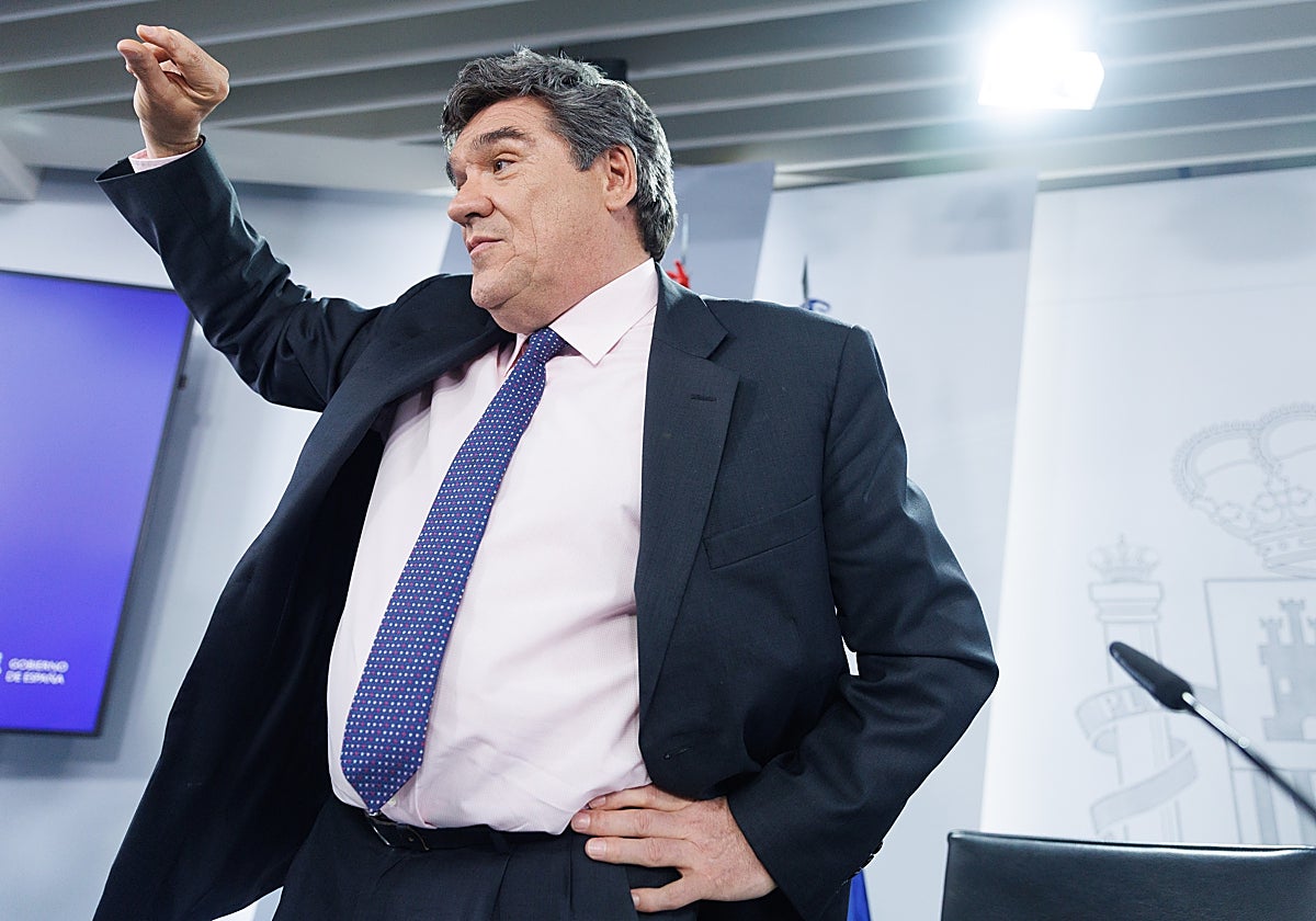 El ministro de Inclusión, Seguridad Social y Migraciones, José Luis Escrivá