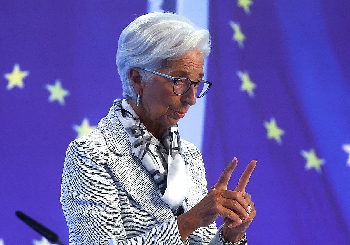 Christine Lagarde, presidenta del Banco Central Europeo (BCE)