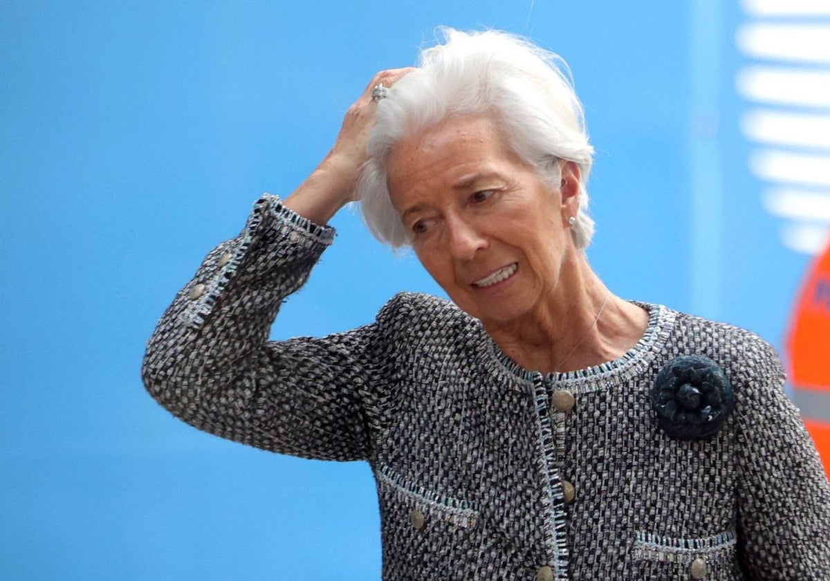 Christine Lagarde, presidenta del BCE