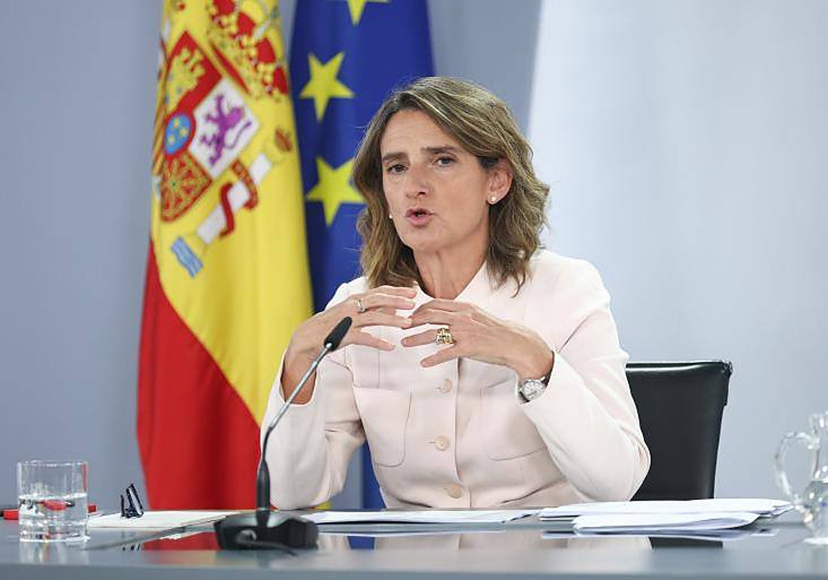 La ministra de Transición Ecológica, Teresa Ribera