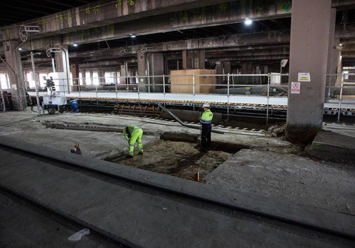 Personal ferroviarioen la construcción del proyecto Madrid Nuevo Norte