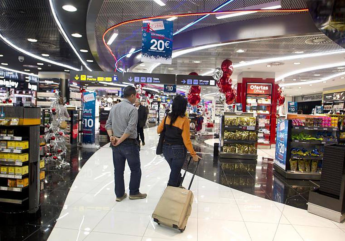 Tienda duty free en Barajs