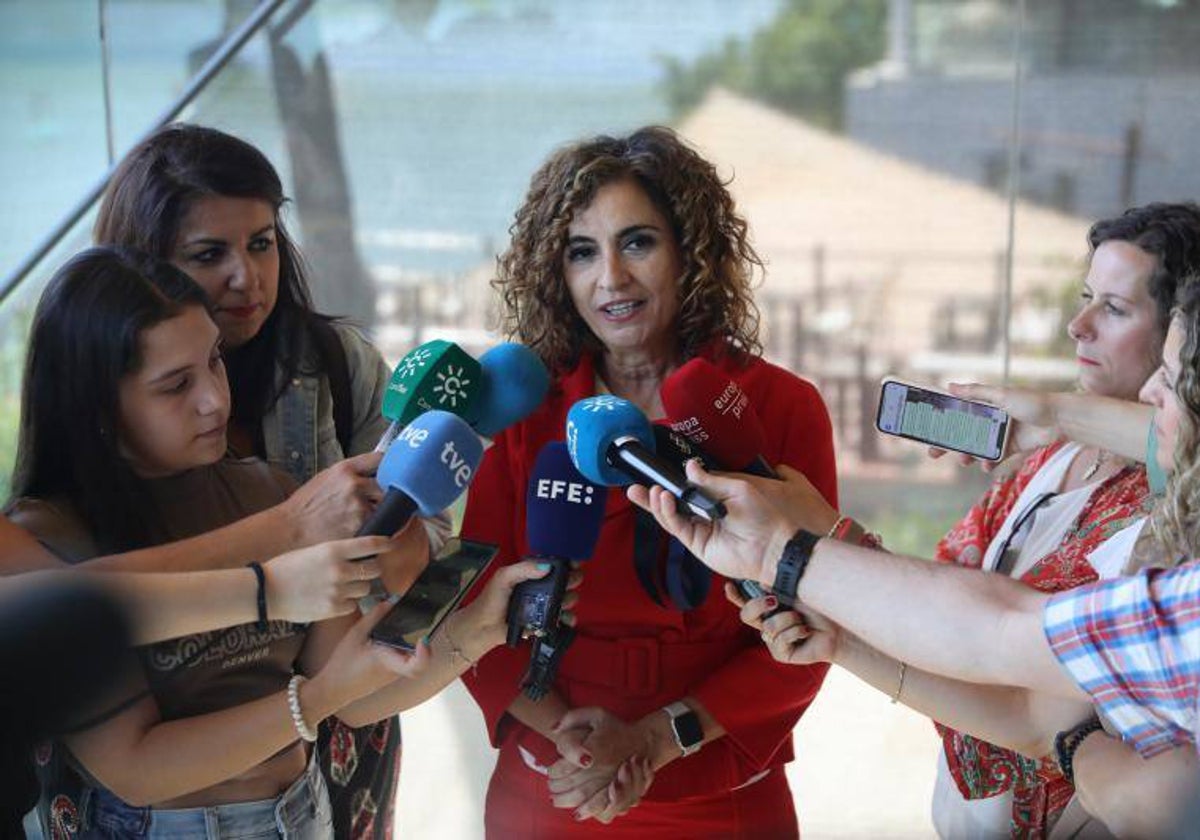 La ministra de Hacienda, María Jesús Montero