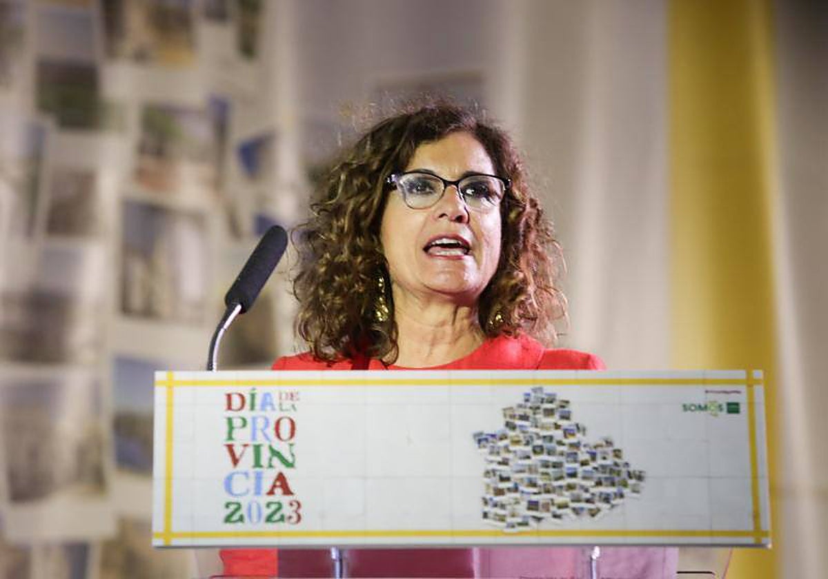 La ministra de Hacienda y Función Pública, María Jesús Montero