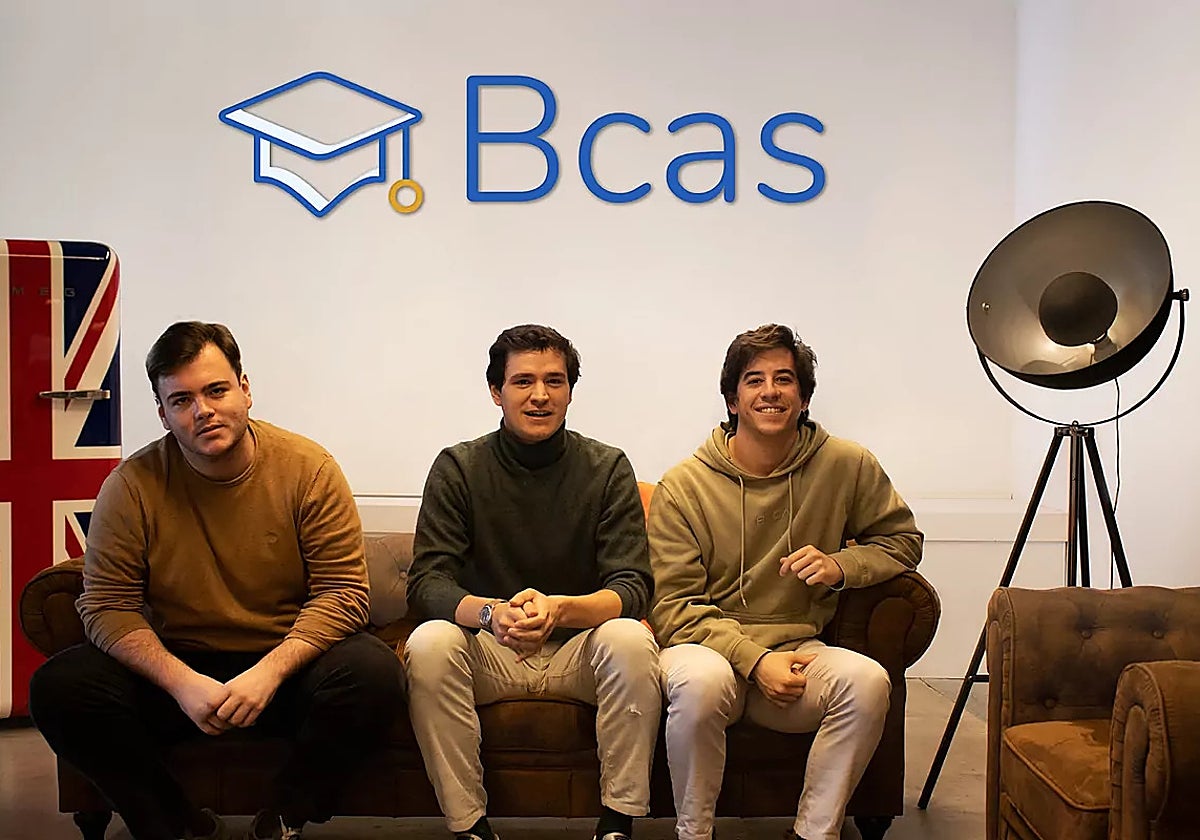 Javier Ausín, Bosco González del Valle y Manuel Avello, fundadores de la startup madrileña