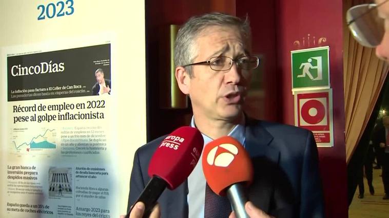 El gobernador del Banco de España considera positivos los datos del IPC de mayo