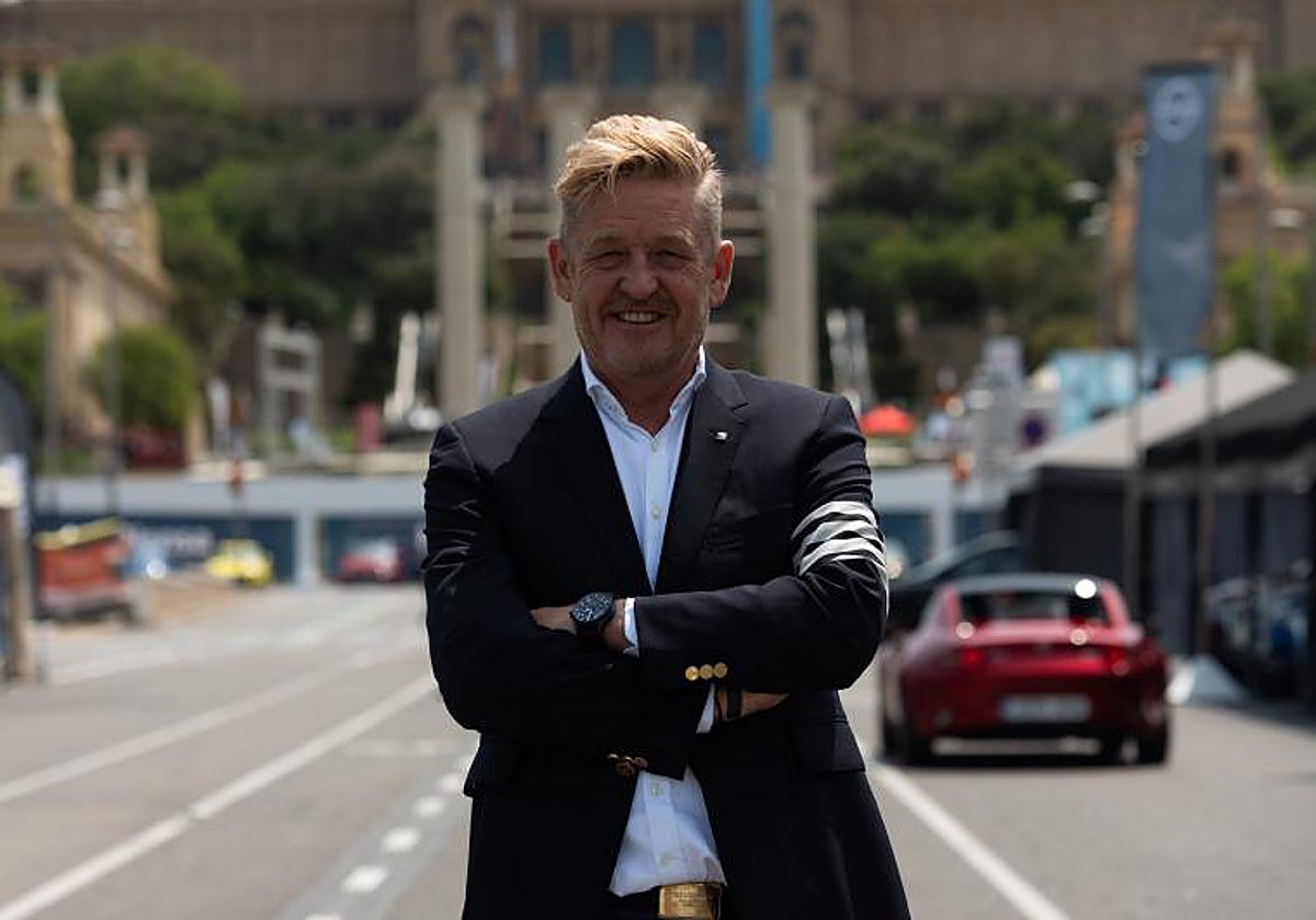 Wayne Griffiths, fotografiado en Barcelona