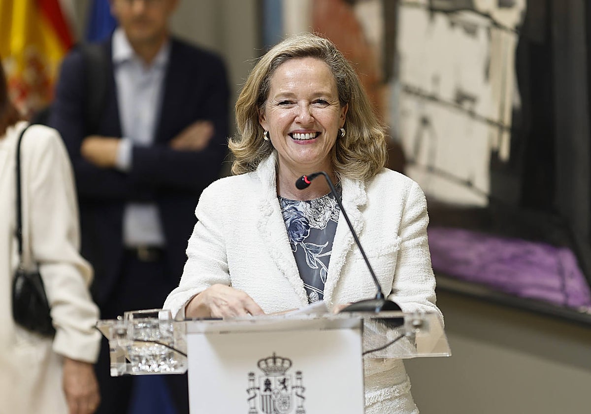 Nadia Calviño, vicepresidenta económica del Gobierno