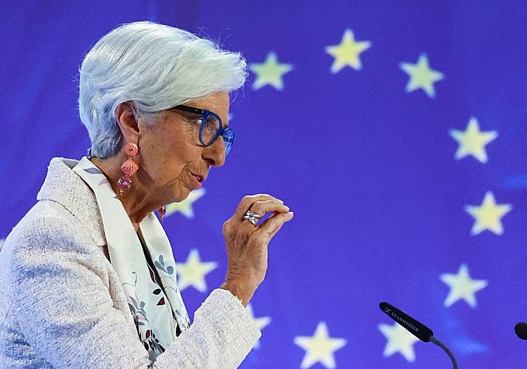 Christine Lagarde, presidenta del BCE