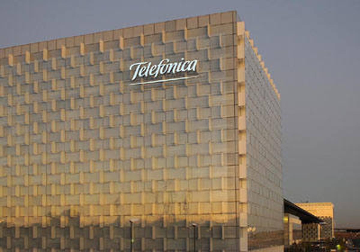 Sede de Telefónica, en Madrid.