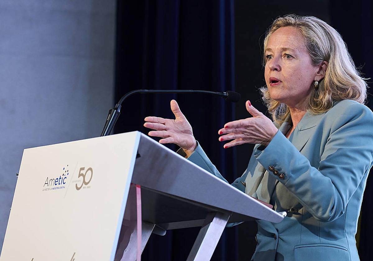 Nadia Calviño en una imagen de archivo.