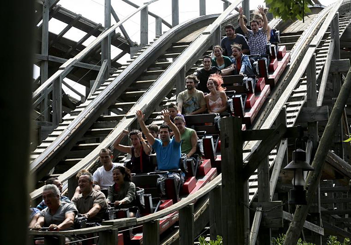 Una de las atracciones de Port Aventura