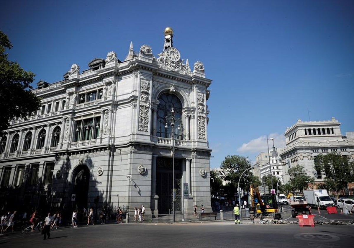 Fachada del Banco de España