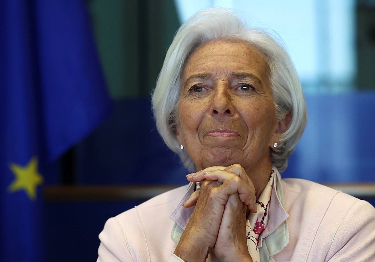 Christine Lagarde, presidenta del BCE