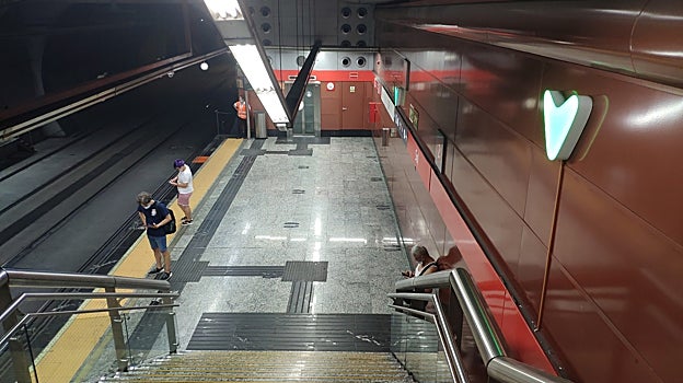 Uno de los sistemas de luminaria de Visualfy, que durante el año pasado llevó a cabo, de la mano de Renfe, una prueba piloto en la estación de Sol con la intención de extender el sistema a otros 25 puntos