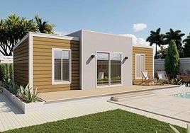 La casa prefabricada amueblada y lista para entrar a vivir: cuesta menos de 45.000 euros