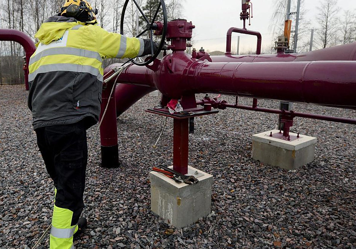 Estación de compresión del gasoducto marítimo Baltic Connector