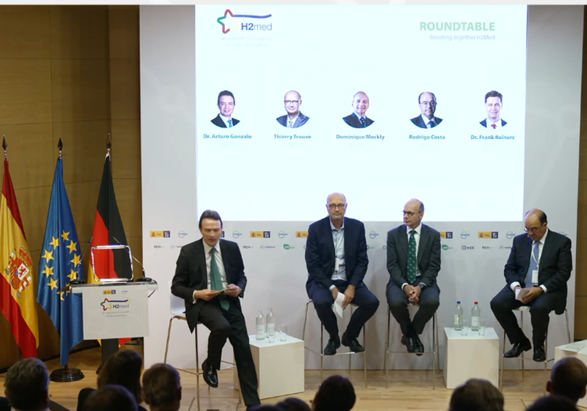 El CEO de Enagás, esta mañana en Berlín