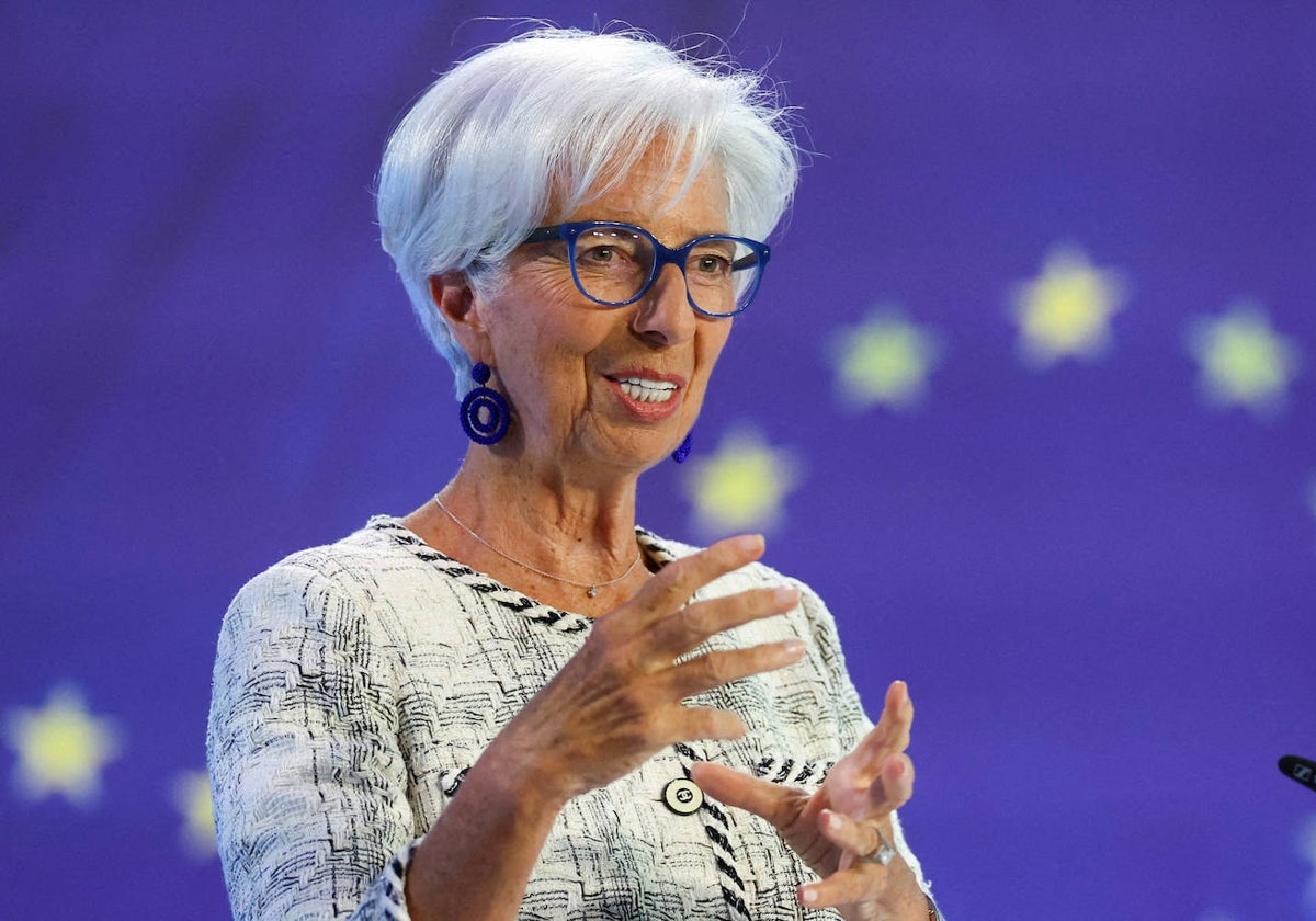 Christine Lagarde, presidenta del BCE