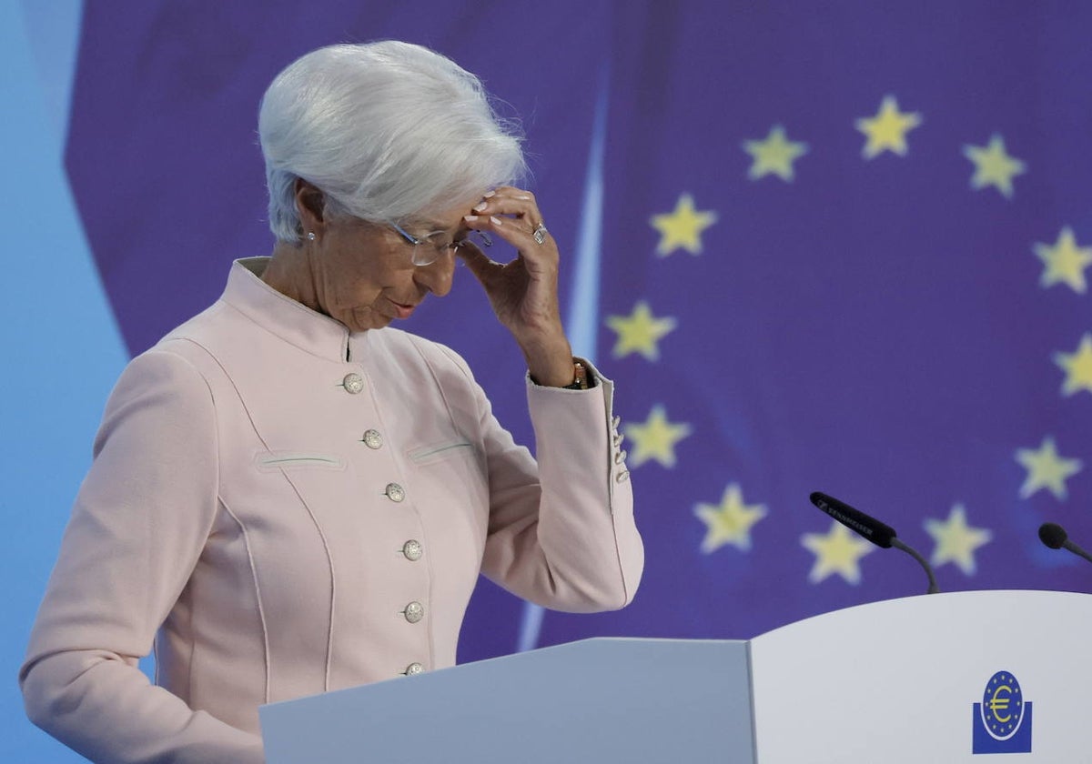 Christine Lagarde, presidenta del BCE