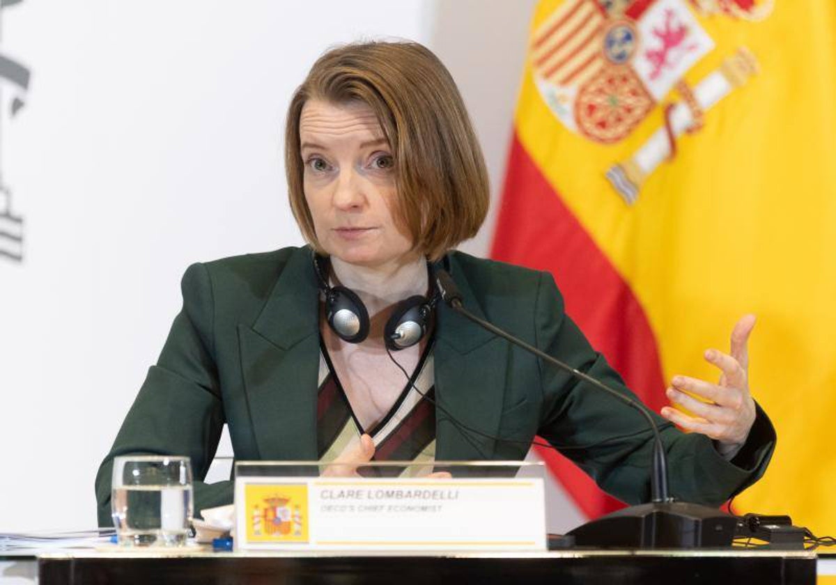 La economista jefe de la OCDE, Clare Lombardelli